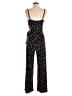 Kaileigh Animal Print Black Jumpsuit Size S - photo 2