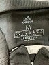 Adidas 100% Polyester Black Long Sleeve Polo Size M - photo 6