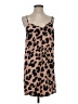 ASOS Design 100% Polyester Animal Print Brown Casual Dress Size 4 - photo 1
