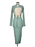 Simplee Solid Teal Green Cocktail Dress Size M - photo 2