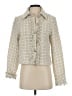 Just Me 100% Polyester Tweed Ivory Jacket Size S - photo 1