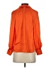 By Anthropologie 100% Polyester Orange Long Sleeve Blouse Size XS - photo 2