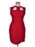 Cache Solid Red Cocktail Dress Size 6 - photo 1