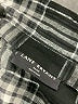 Lane Bryant Plaid Black 3/4 Sleeve Button-Down Shirt Size 26 - 28 Plus - photo 7