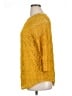 Onyx 100% Polyester Yellow 3/4 Sleeve Top Size XL - photo 5