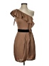 BCBGeneration 100% Polyester Brown Cocktail Dress Size 0 - photo 1