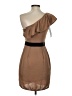 BCBGeneration 100% Polyester Brown Cocktail Dress Size 0 - photo 2