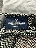 American Eagle Outfitters 100% Polyester Chevron-herringbone Black Green Shorts Size S - photo 3