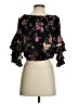 Altar'd State 100% Rayon Black 3/4 Sleeve Blouse Size S - photo 2