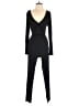 Dual Nature Solid Black Jumpsuit Size S - photo 1