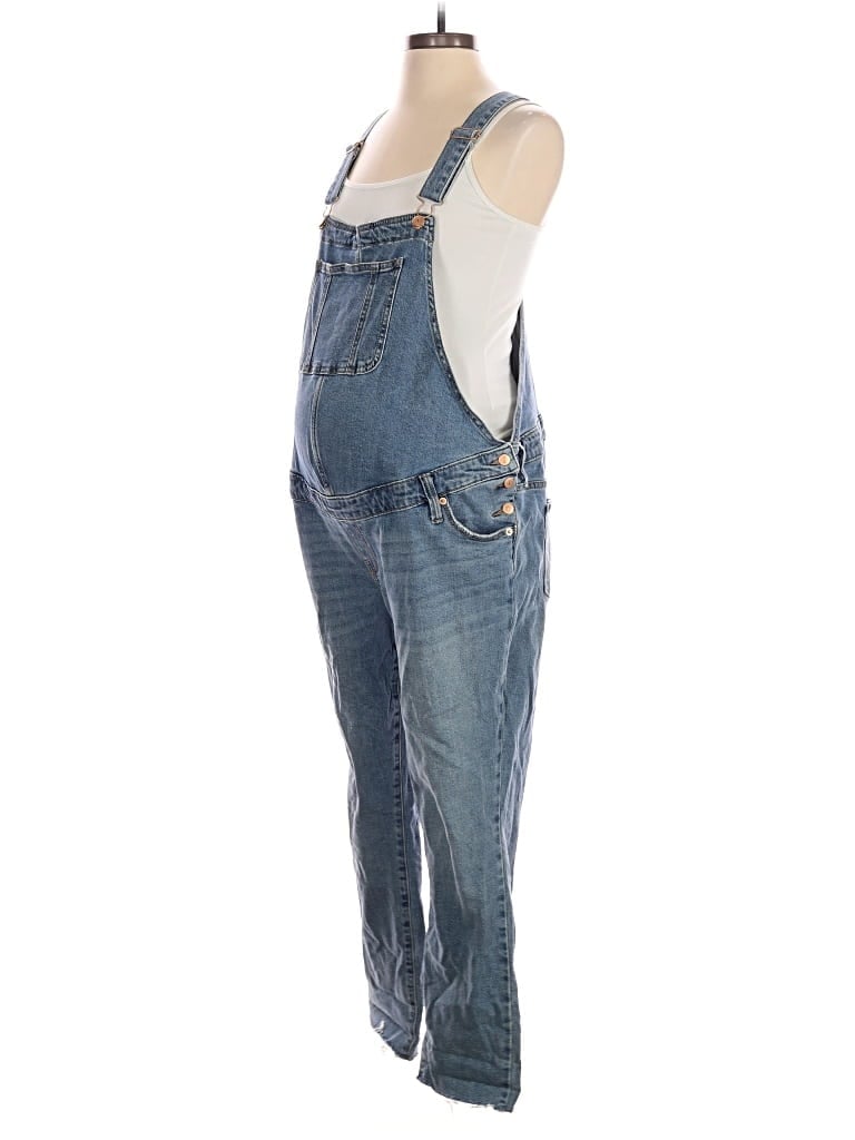 Pre-owned Isabel Maternity Overalls In Blue