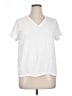 Amazon Essentials 100% Cotton White Short Sleeve Top Size XL - photo 1