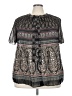 Cato Black Short Sleeve Blouse Size 18 - 20 - photo 1