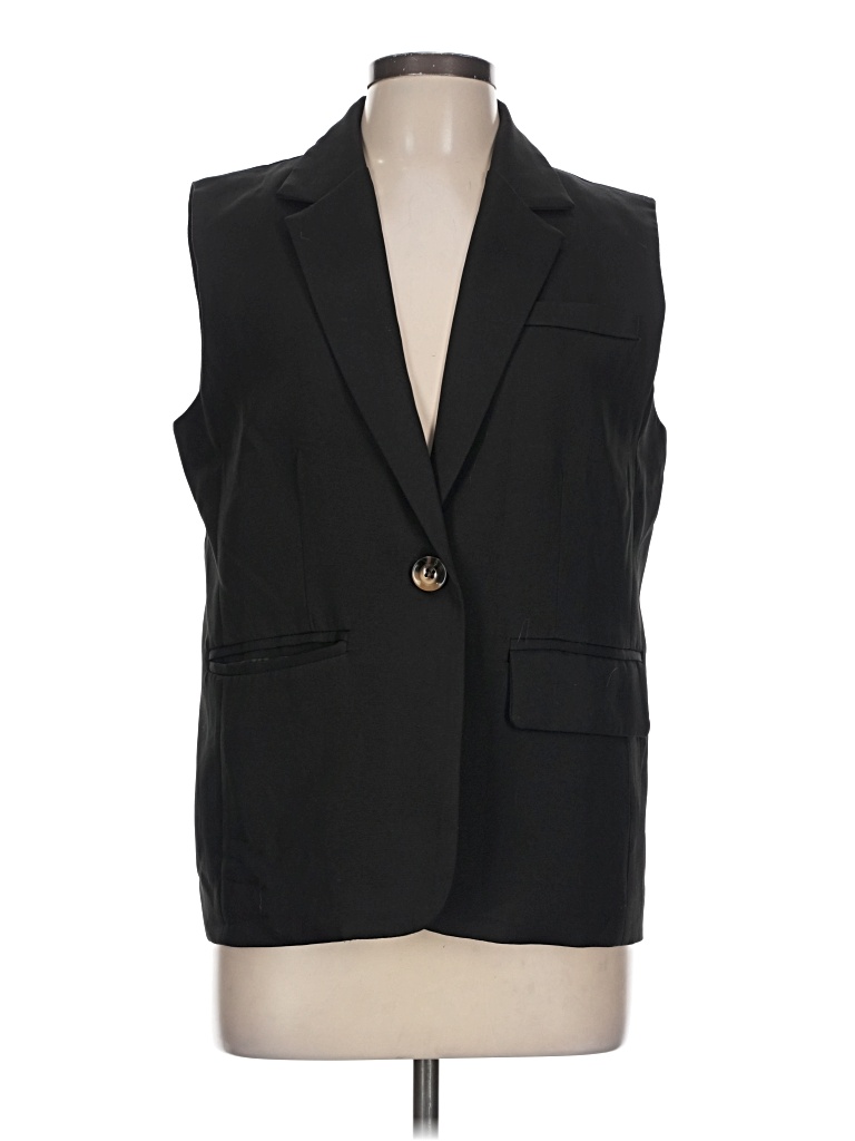 Pre-owned Unbranded Tuxedo Vest In Black