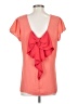 Sweet Pea. 100% Polyester Orange Short Sleeve Top Size S - photo 2