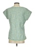 S'edge 100% Polyester Green Short Sleeve Blouse Size XS - photo 2