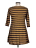 BDG Stripes Brown Casual Dress Size L - photo 2