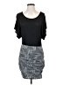 As U Wish Graphic Gray Casual Dress Size S - photo 1