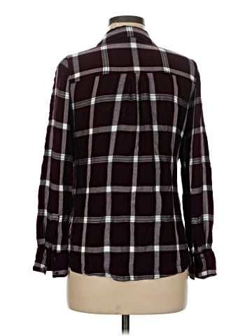 LED Luxe Essentials Denim 3/4 Sleeve Blouse (view 2)