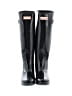 Hunter Solid Black Rain Boots Size 5 - photo 2