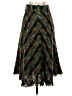 Zara Argyle Black Casual Skirt Size XS - photo 1