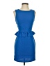 Topshop 100% Polyester Blue Cocktail Dress Size 2 - photo 1