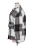 Shein 100% Polyester Plaid Gray Coat Size XL (tall) - photo 5