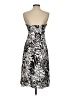 Gap Graphic Silver Cocktail Dress Size 4 - photo 2