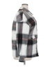Shein 100% Polyester Plaid Gray Coat Size XL (tall) - photo 4