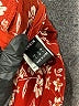 Shein 100% Polyester Floral Burgundy Casual Skirt Size 4 - photo 4