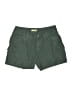 Asceno 100% Cotton Solid Green Cargo Shorts Size 2 - photo 1