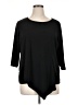 Grace Black 3/4 Sleeve Top Size 1X - photo 1