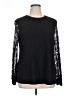 Shein Black Long Sleeve Top Size 14 - photo 1