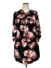 Stella Tweed 100% Polyester Floral Black Casual Dress Size XL - photo 1
