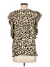 Unbranded Animal Print Gold Sleeveless T-Shirt Size M - photo 2