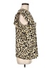 Unbranded Animal Print Gold Sleeveless T-Shirt Size M - photo 4