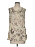 Dana Buchman Tan Sleeveless Blouse Size S - photo 1