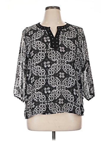 Cathy Daniels 3/4 Sleeve Blouse (view 1)