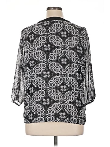 Cathy Daniels 3/4 Sleeve Blouse (view 2)