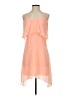 BCBGeneration 100% Polyester Solid Orange Cocktail Dress Size XXS - photo 1
