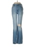 Forever 21 Hearts Blue Jeans Size 28 waist - photo 1