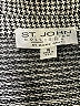 St. John Houndstooth Black Jacket Size 10 - photo 6
