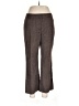 AK Anne Klein Chevron-herringbone Brown Dress Pants Size 10 - photo 1