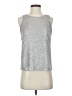 Assorted Brands 100% Polyester Silver Sleeveless Top Size 0 - photo 1