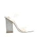 Steve Madden White Silver Sandals Size 7 - photo 1