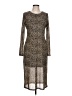 Glamorous Animal Print Brown Cocktail Dress Size 10 - photo 1