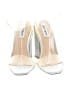 Steve Madden White Silver Sandals Size 7 - photo 2