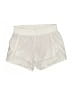 Athleta 100% Polyester Solid Ivory Athletic Shorts Size S - photo 1