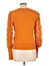 Calligraphie Orange Pullover Sweater Size L - photo 2