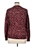 Old Navy 100% Cotton Animal Print Red Pullover Sweater Size XL - photo 2